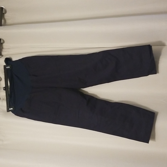 A pea in the pod navy ankle dress pants size medium - Picture 1 of 4